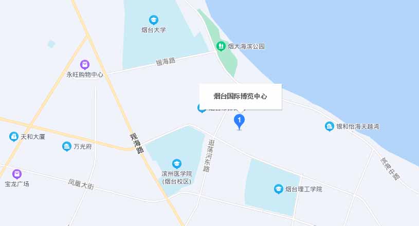 烟台家博会交通路线地图